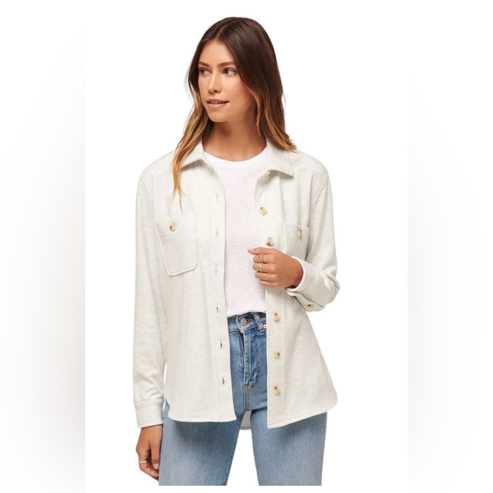 Travis Mathew cloud fleece shacket
